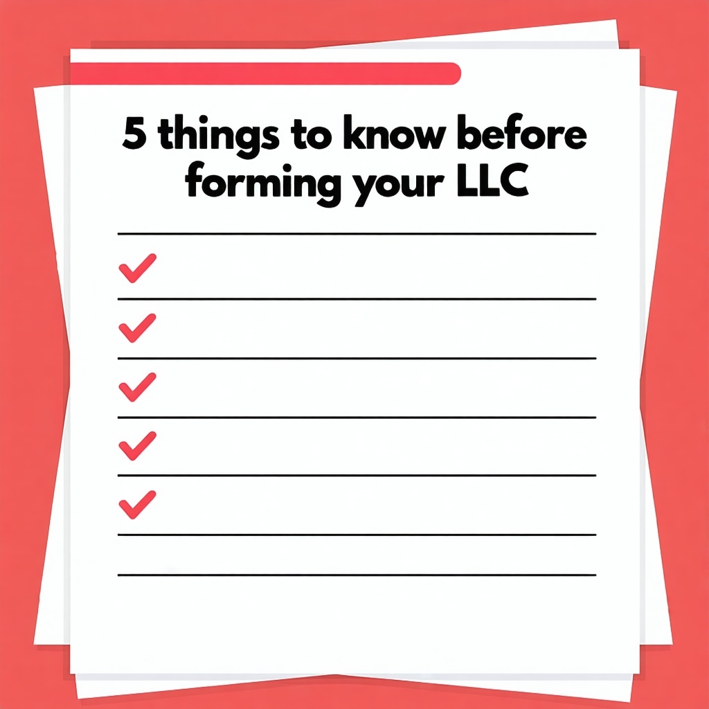 5 Things to Know Before Forming an LLC